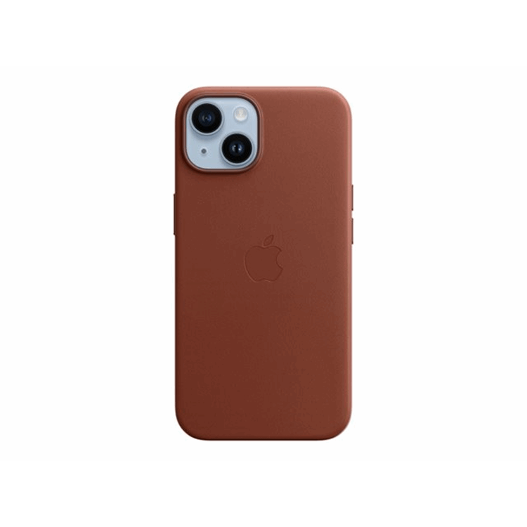 APPLE iPhone 14 Leather Case MgS Umber