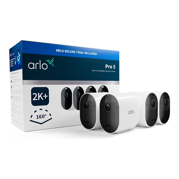 ARLO Pro5 2K Security Camera 4-Cam