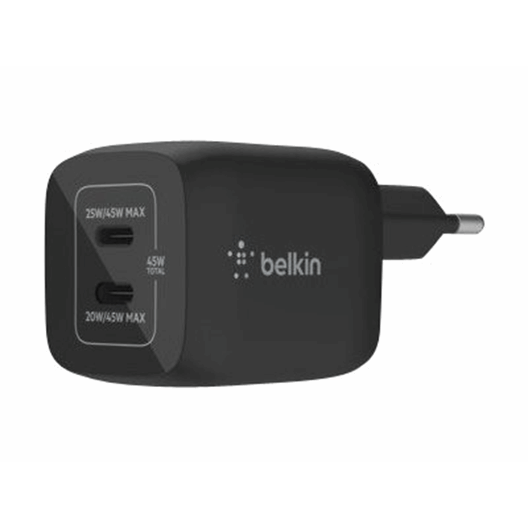 BELKIN 45W PD PPS Dual USB-C GaN Charger