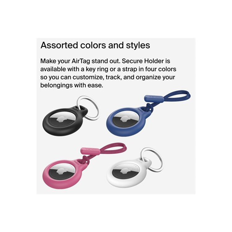 BELKIN AirTag Holder with Keyring Blue