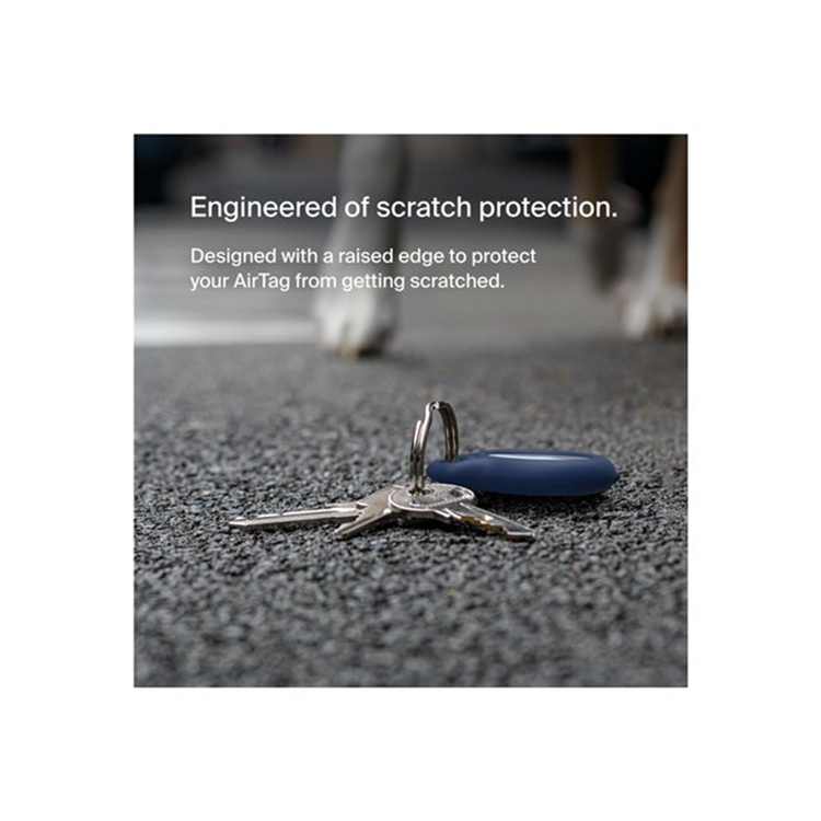 BELKIN AirTag Holder with Keyring Blue