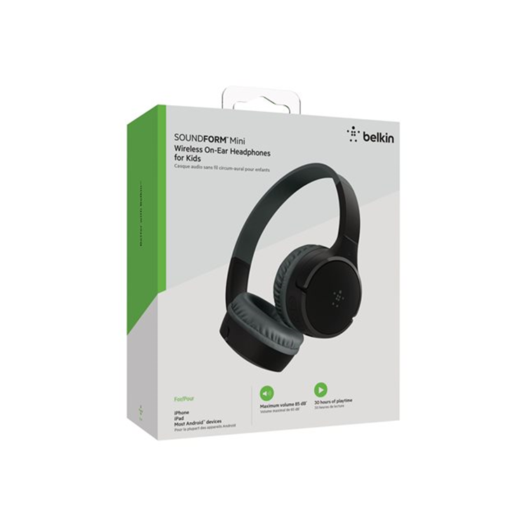 BELKIN SOUNDF.Mini Kids Headphones Black