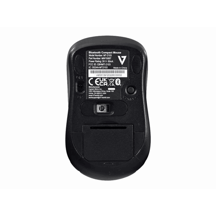 Bluetooth Compact Mouse 1000dpi Black Bluetooth Compact Mouse 1000dpi Black