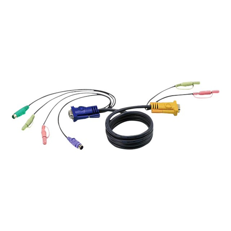 Cable For KVM CS1732CS1734 CS1754CS1758PS/2 Cable at PC Side For PS/2 Computer3.0mtr