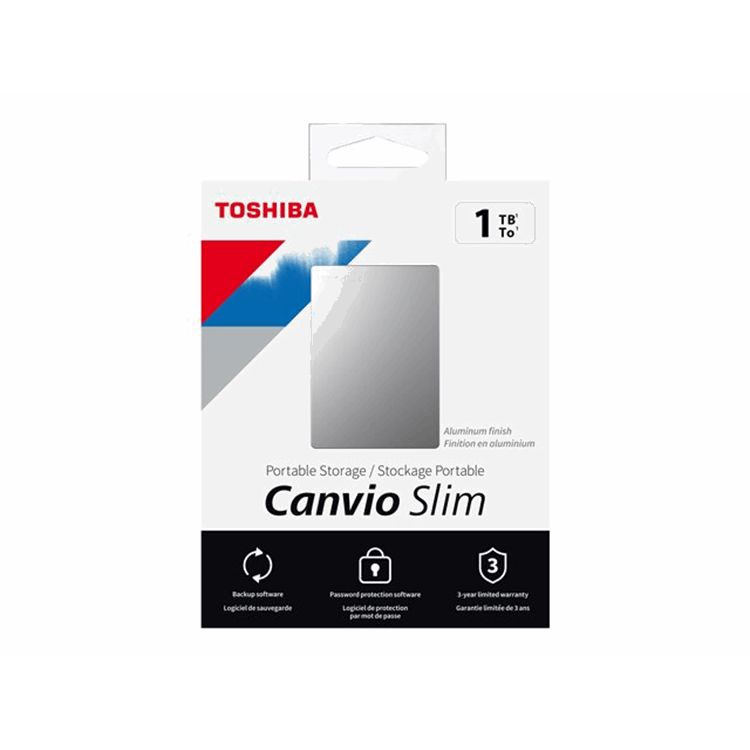 Canvio Slim 1TB silver