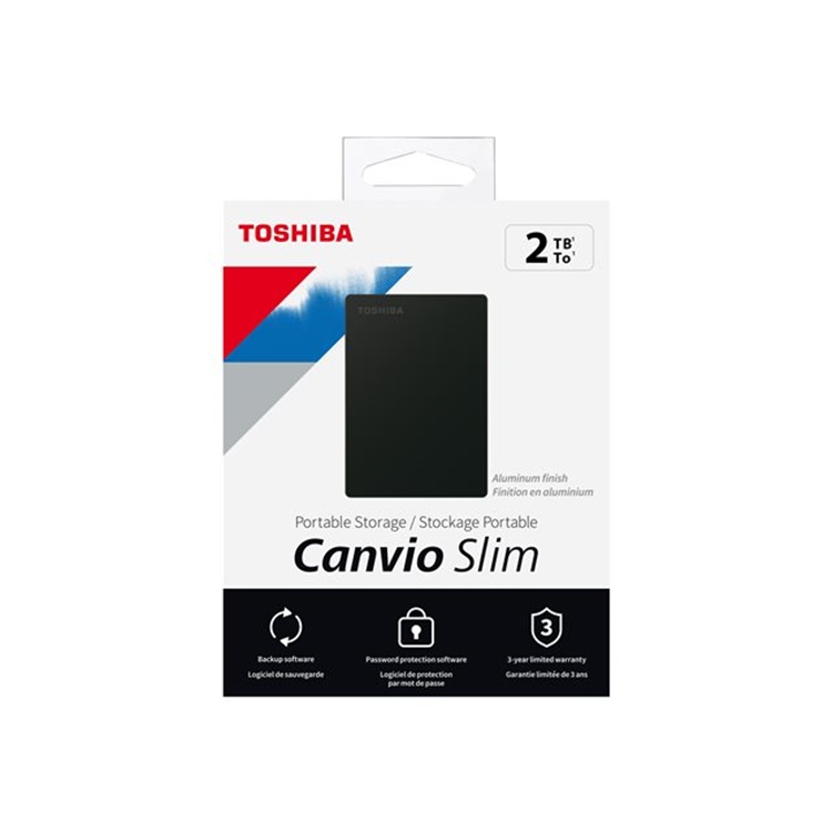 Canvio Slim 2TB black