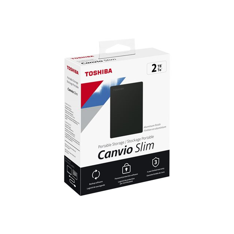 Canvio Slim 2TB black