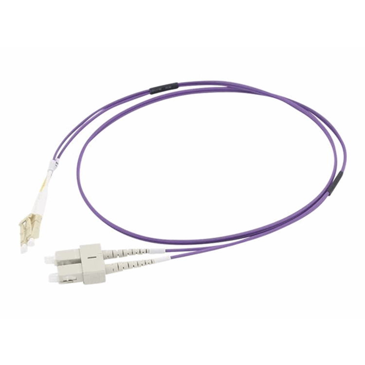 Cbl/20m LC/SC OM4 LSZH Fibre Patch-Viol