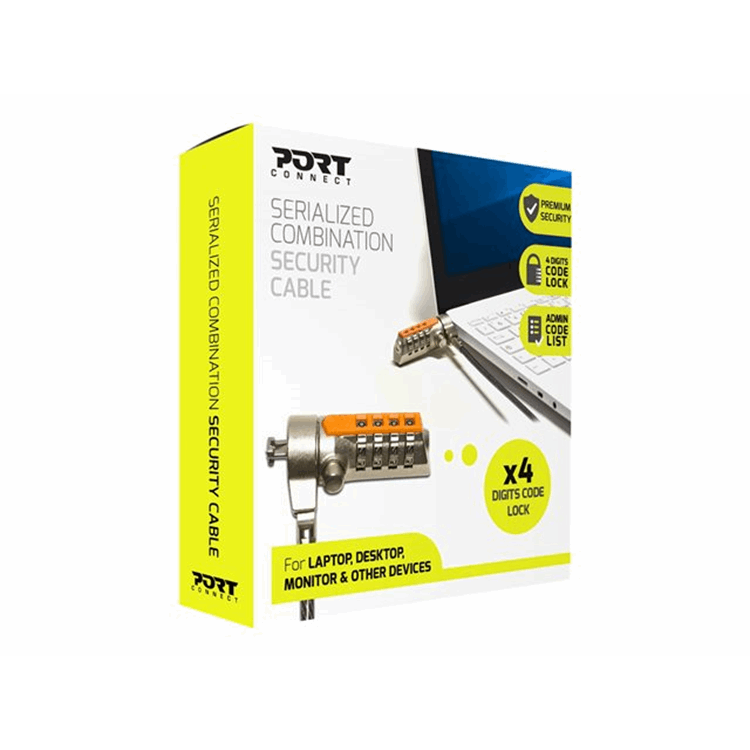 Code secur cable 4-digit code (serial)