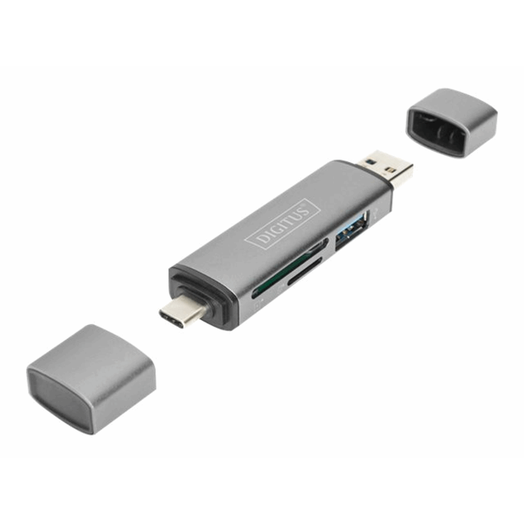 Combo Card Reader Hub (USB-C+USB 3.0) 1x