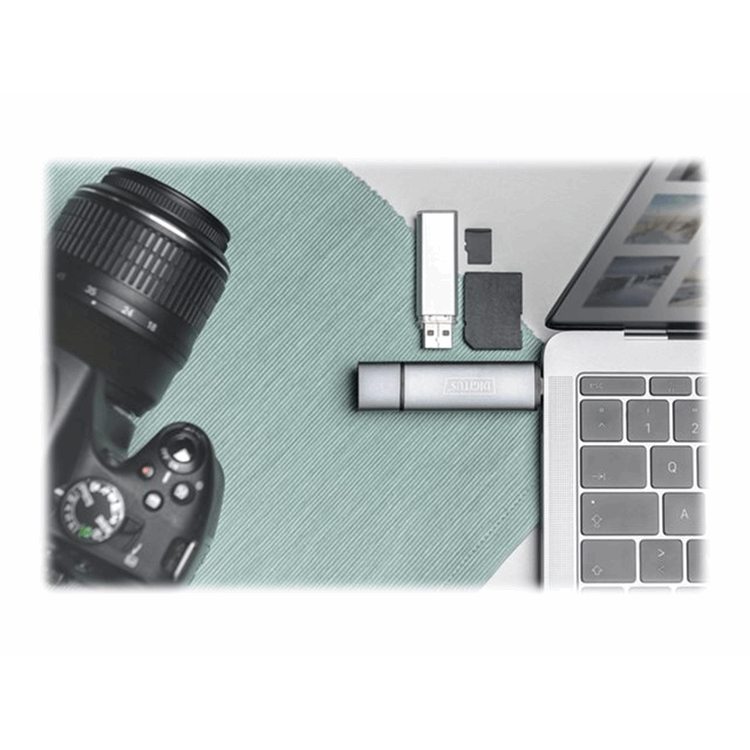 Combo Card Reader Hub (USB-C+USB 3.0) 1x
