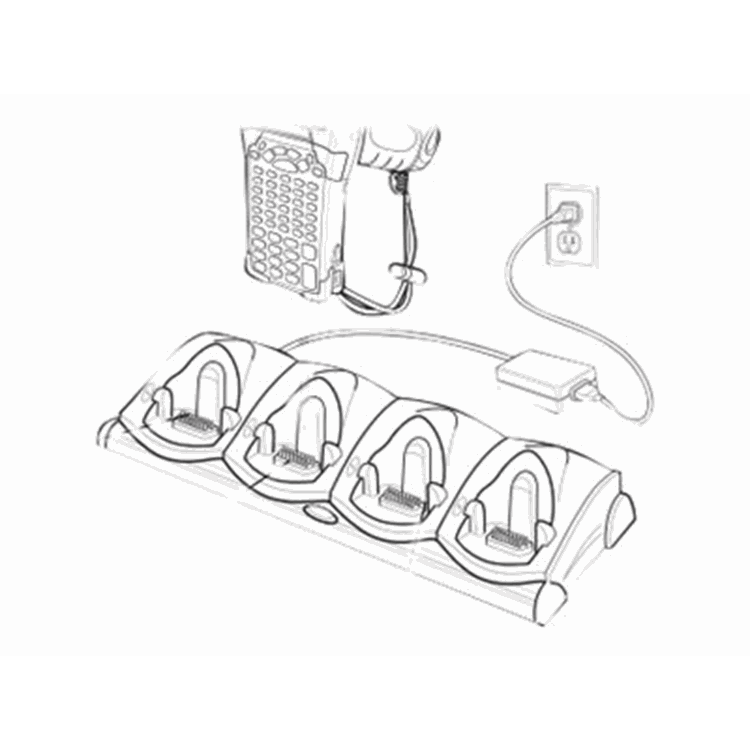 CRADLE 4 SLOT USB ETHERNET