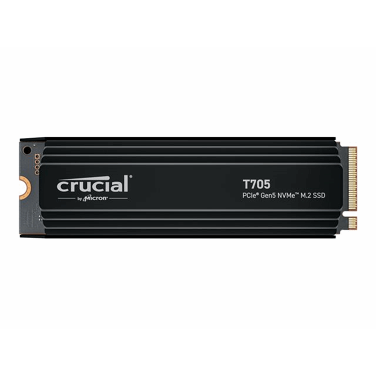 Crucial T705 4TB PCIe 5 SSD w/heatsink Crucial T705 4TB PCIe 5 SSD w/heatsink