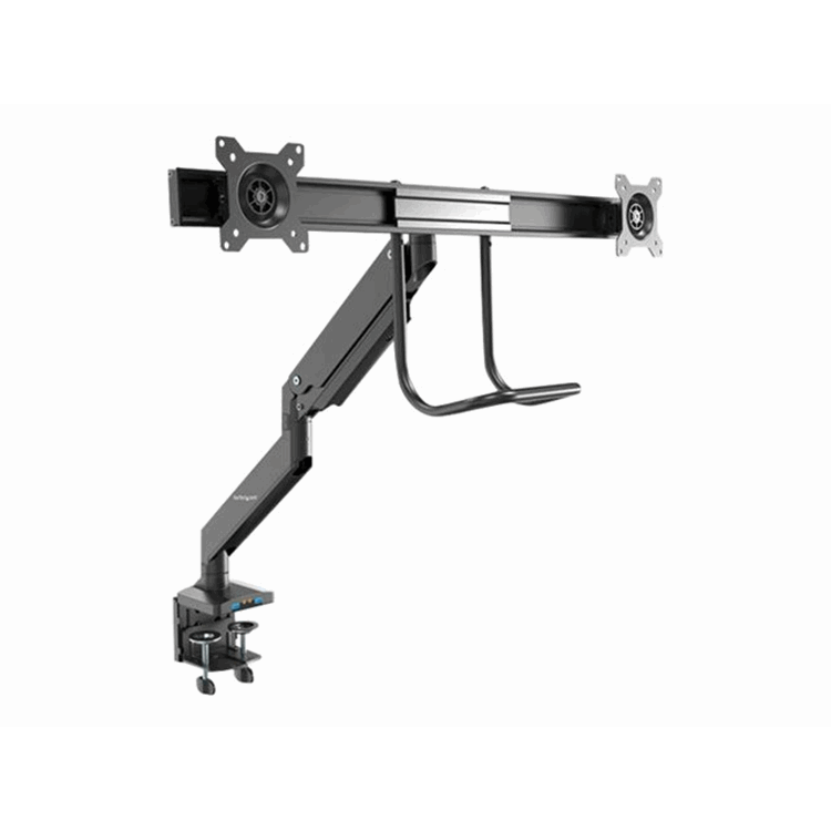 Desk Mount Dual Monitor Arm -2x USB 3.0