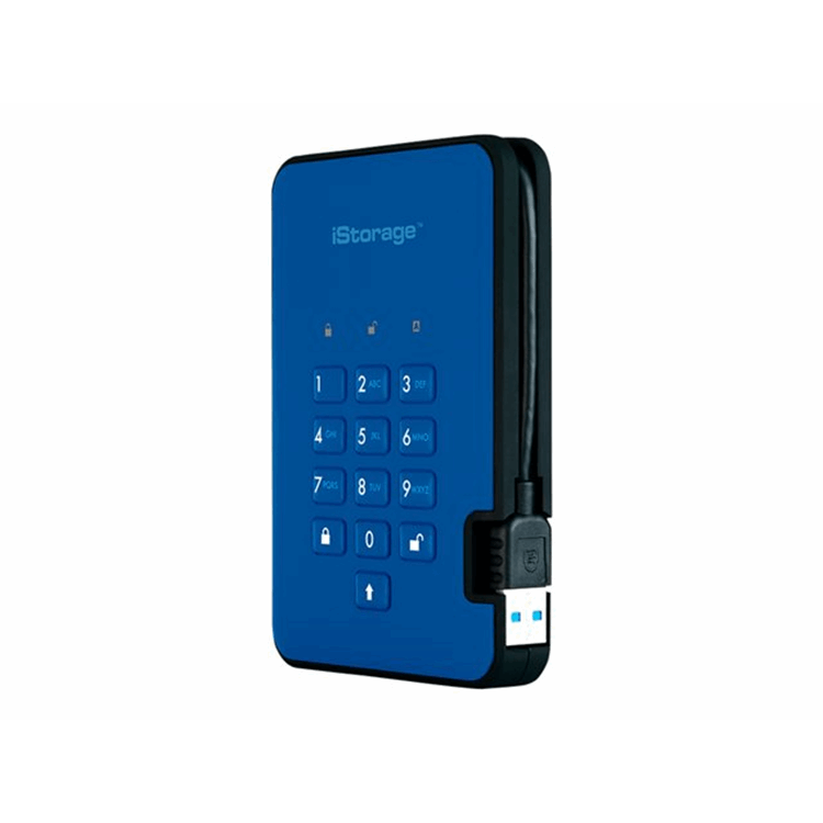 diskAshur2 SSD 256bit 128GB Blue
