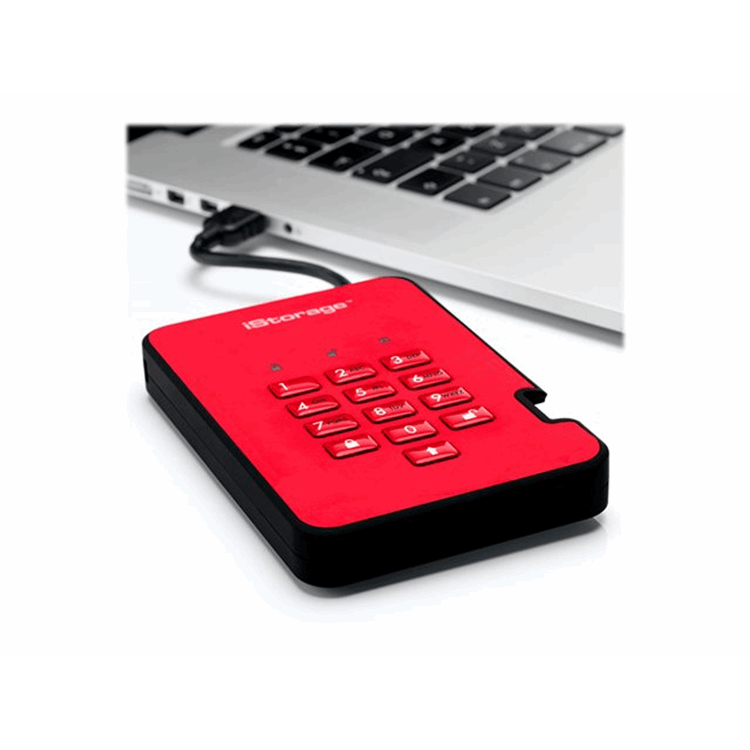 diskAshur2 SSD 256bit 512GB Red diskAshur2 SSD 256bit 512GB Red