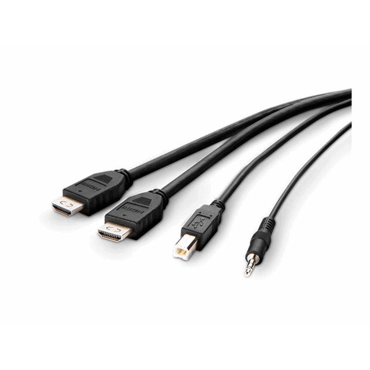 DUAL HDMI/USB/AUD CBL HDMI M/M USB A/B 6