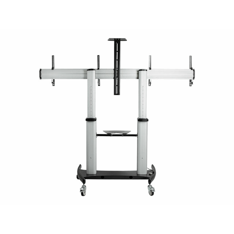 Dual TV Cart/Mount Rolling TV Cart