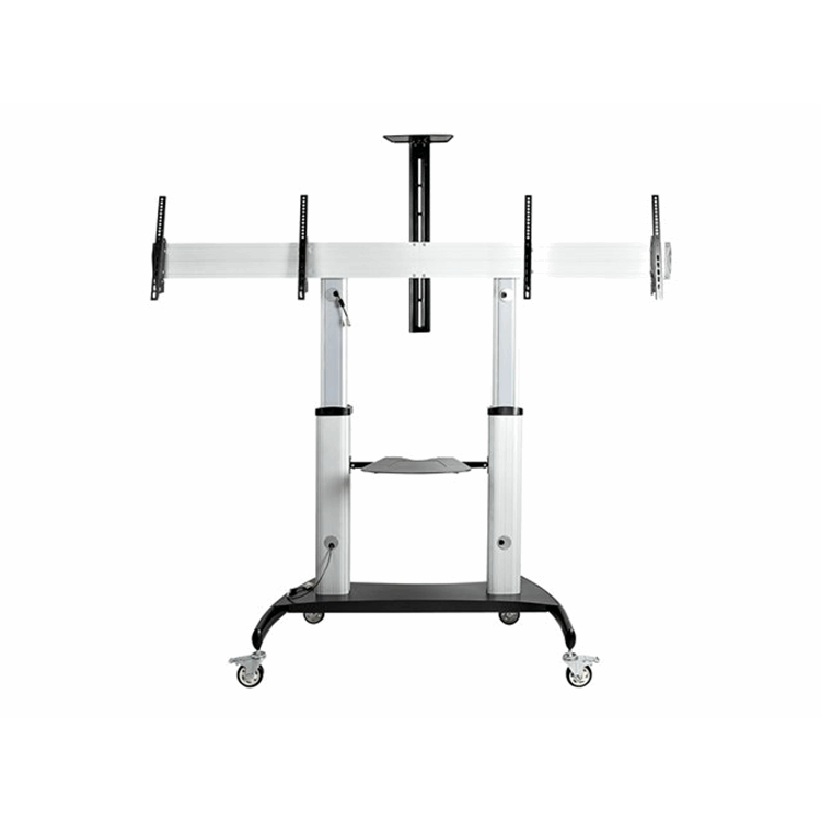 Dual TV Cart/Mount Rolling TV Cart