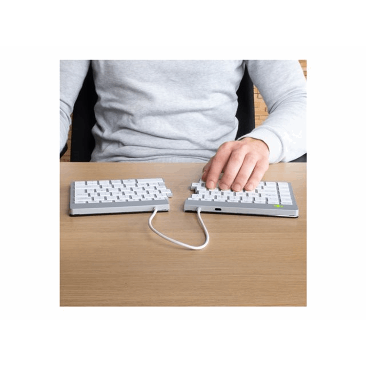 ErgonomicKB Split QWERTY(ND) Bluet white