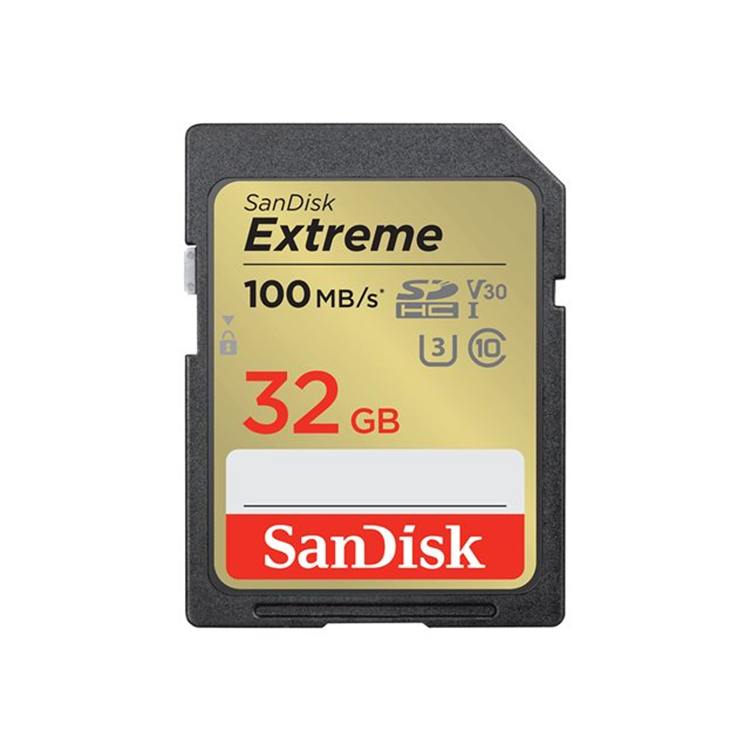 Extreme 32GB Memory Card up to 100MB/s 1