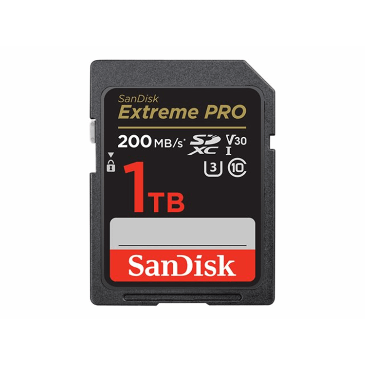 Extreme PRO 1TB SDHC Memory Card 200MB/s