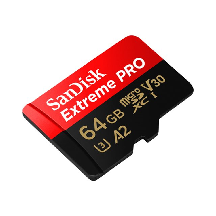 Extreme PRO microSDXC 64GB+SD Adapter A2