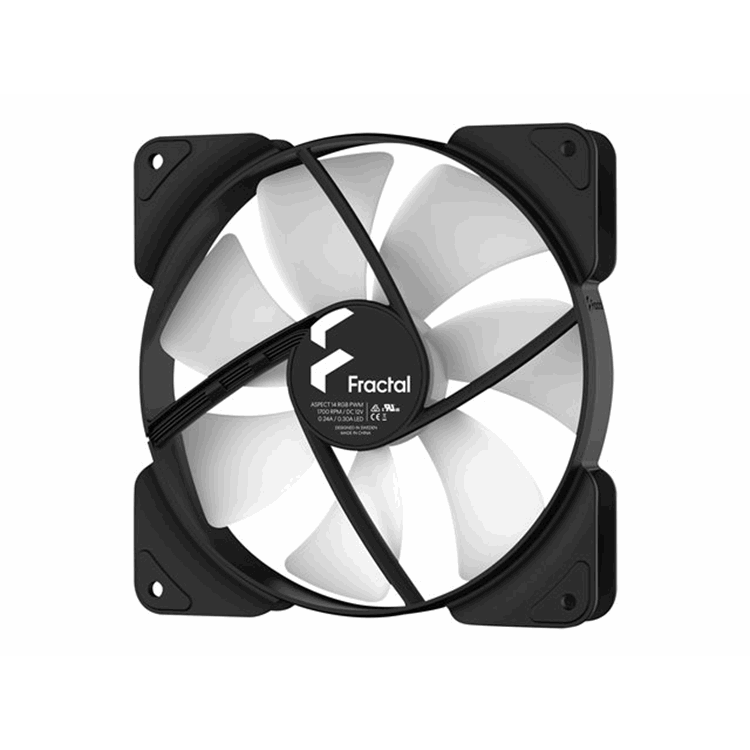 FAN Aspect 14 RGB PWM Black Frame