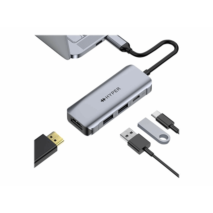 HD 4-in-1 USB-C Hub
