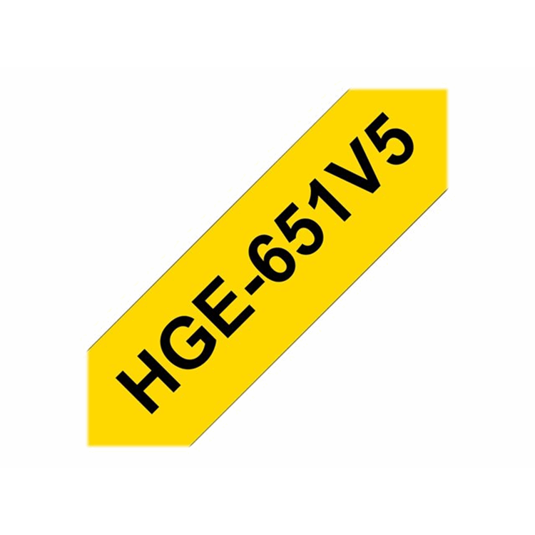 HGe-651V5/tape/yellow/black/24mm/8m