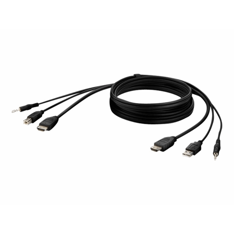 High Retention KVM Combo Cable 1.8m