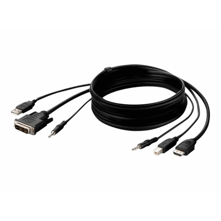 High Retention KVM Combo Cable 1.8m