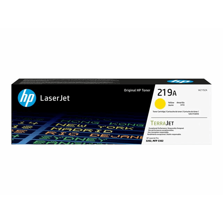 HP 219A Yellow Org LJ Toner Cartridge