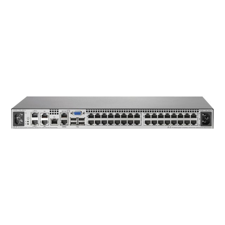 HP 4x1Ex32 KVM IP Console Switch G2 with Virtual Media CAC Software