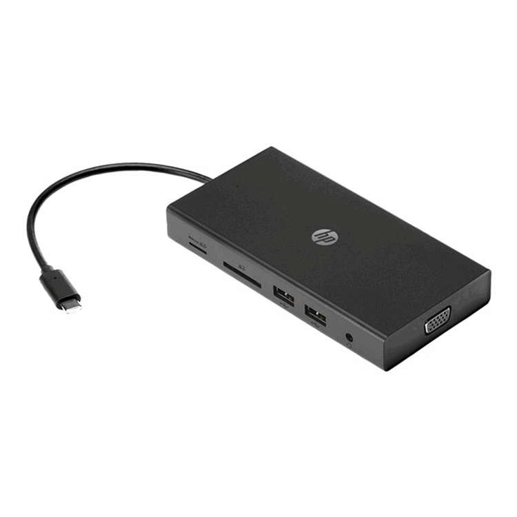 HP Travel USB C Multi Port Hub