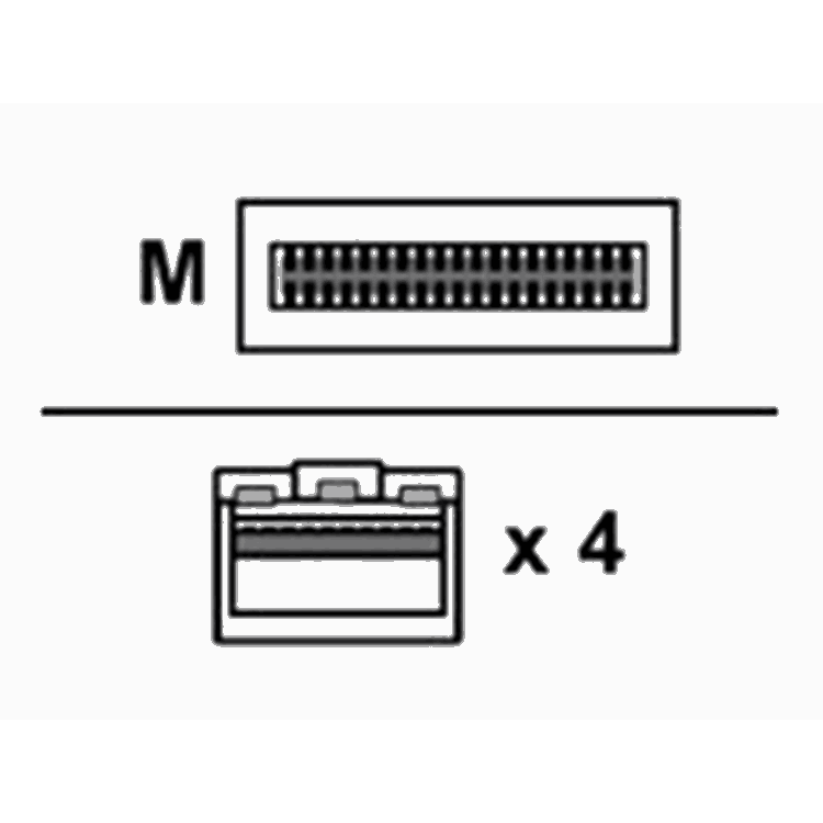 HPE BLc QSFP+to 4x10G SFP+AOC 15m Opt