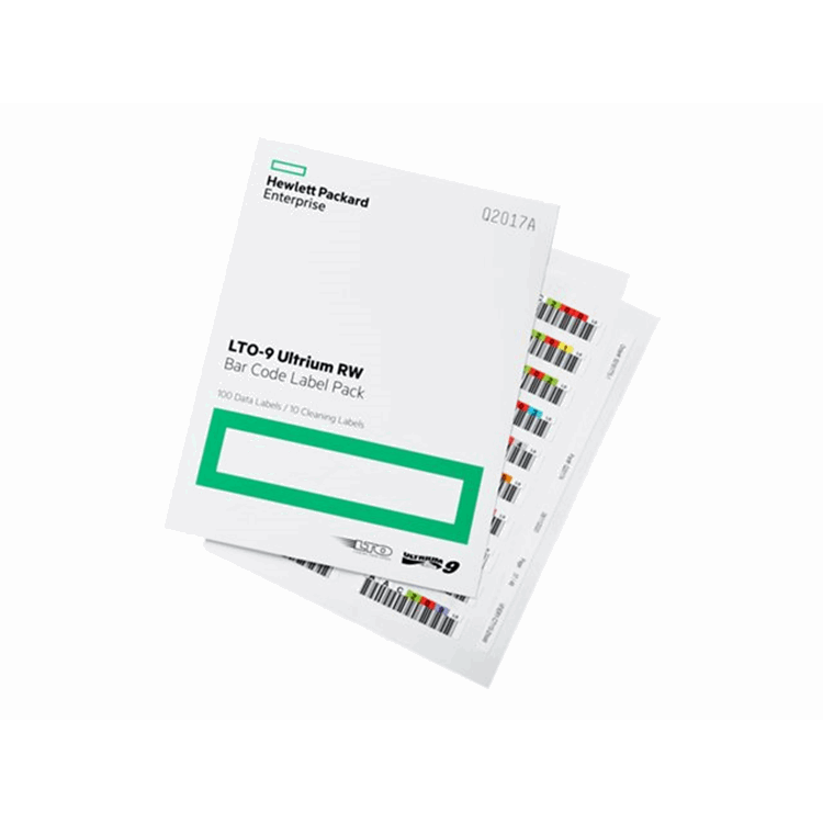 HPE LTO-9 Ultrium RW Bar Code Label Pack