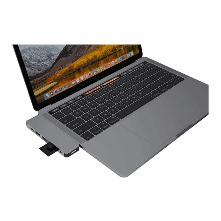 Hyper SOLO 7-in-1 Laptop Hub Grey