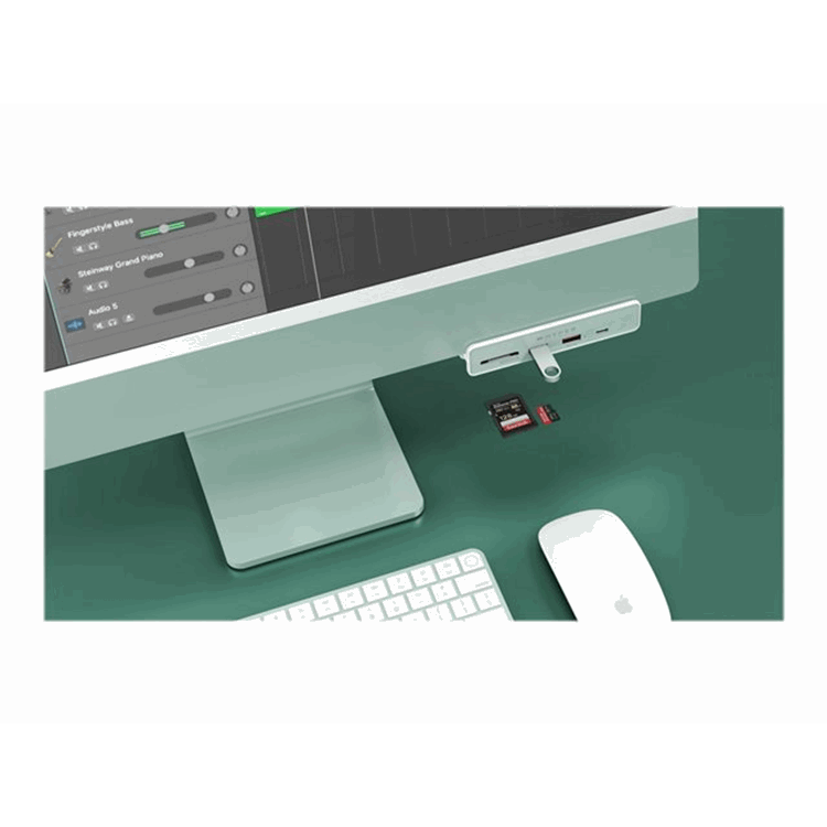 HyperDrive 6-in-1 USB-C hub for iMac