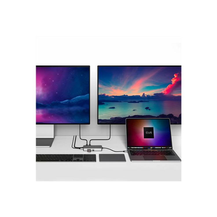 HyperDrive Duel HDMI 10-in1 Travel Dock