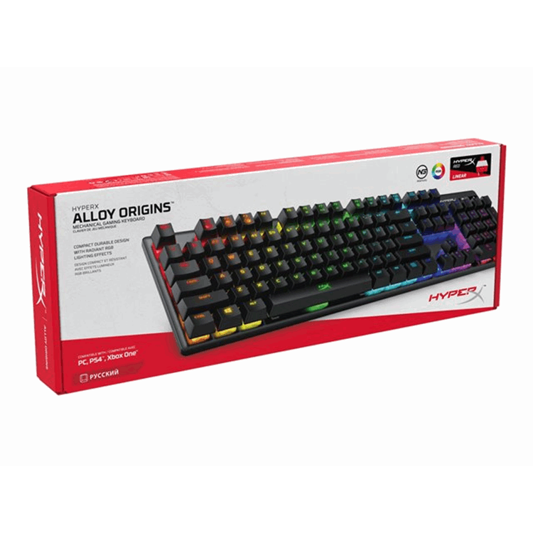 HyperX Alloy Origins Red HX-KB6RDX-US