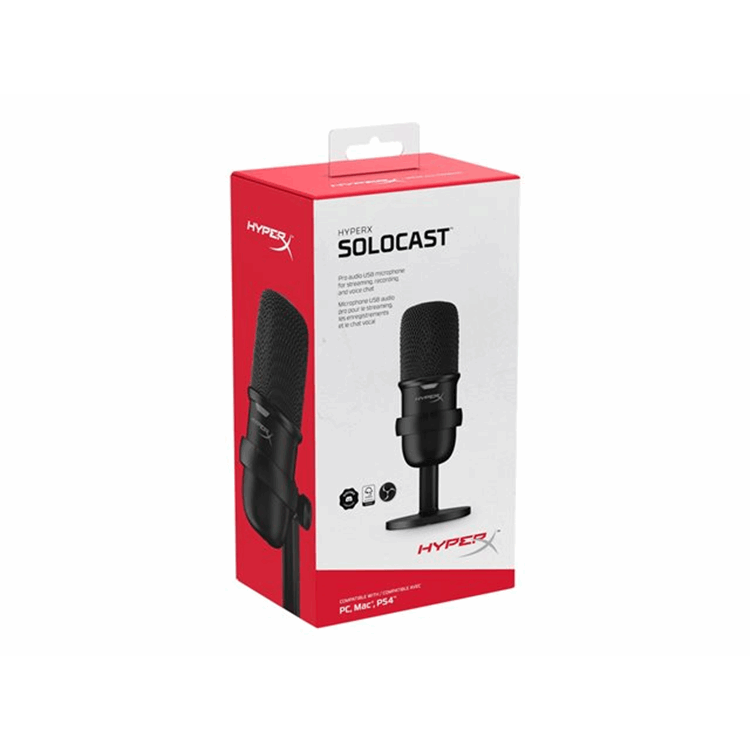 HyperX SoloCast Black HMIS1X-XX-BK/G