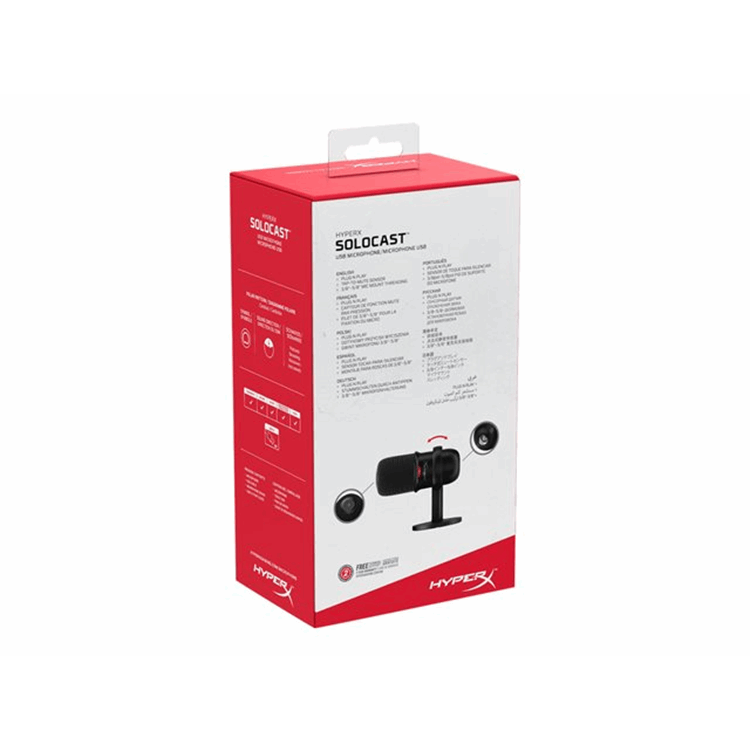 HyperX SoloCast Black HMIS1X-XX-BK/G