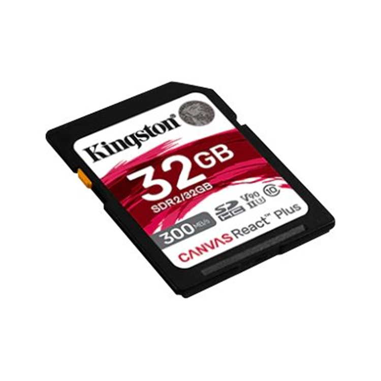 KINGSTON 32GB Canvas React Plus SDHC