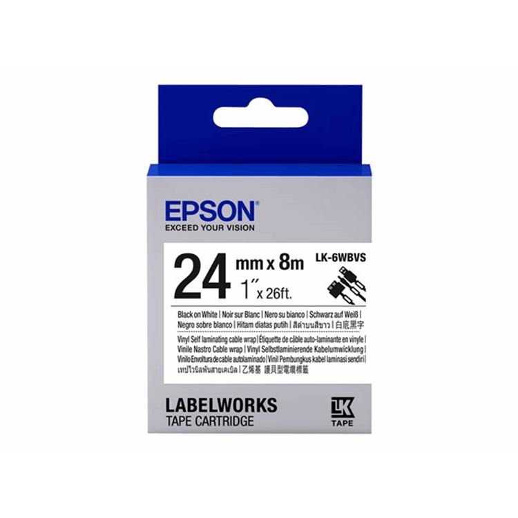 LK-6WBVS Tapes Vinyl Label Tape