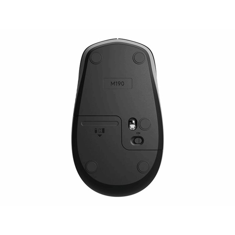 M190 Full-size wireless mouse - MID GREY
