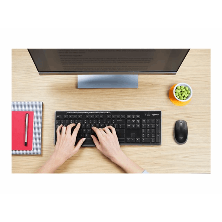 M190 Full-size wireless mouse - MID GREY