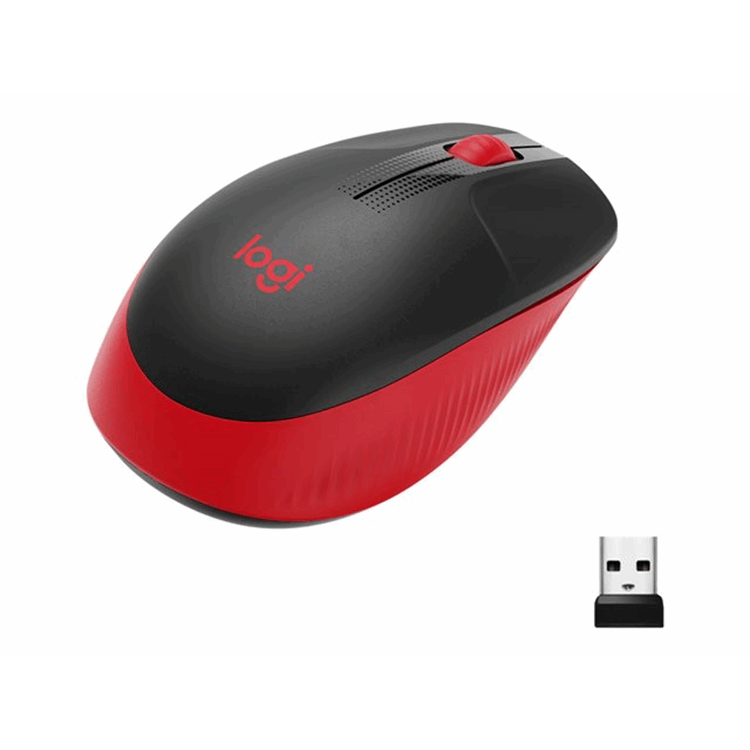 M190 Full-size wireless mouse RED EMEA