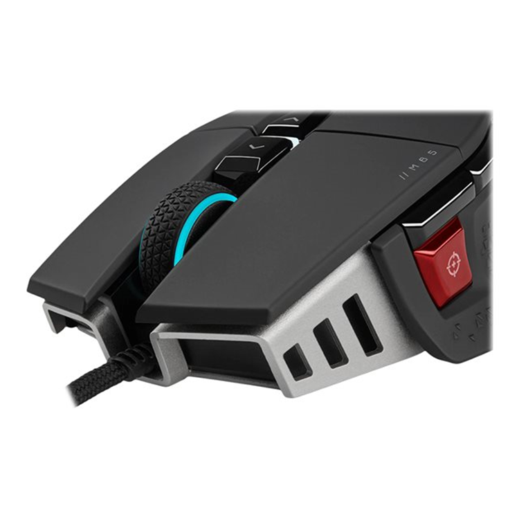 M65 RGB ULTRA Gaming Mouse  Backlit RGBLED  Optical  Silver ALU  Black  (CH-9309411-EU2)