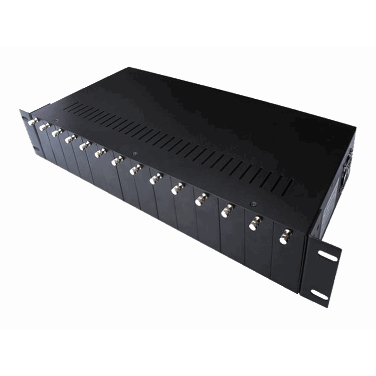 MEDIA CONVERTER CHASSIS 14 SLOTS 2U FO